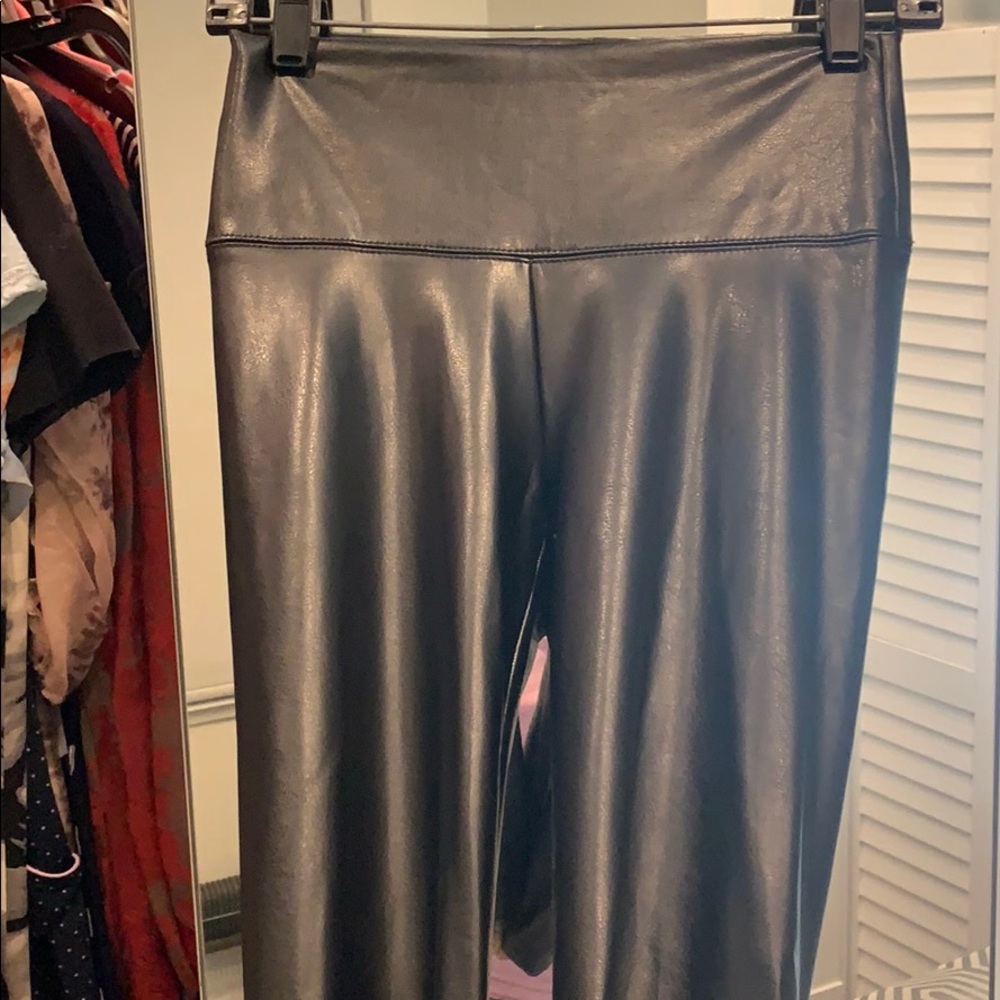 WHBM Legging front and back vegan leather leggings